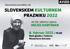 Slovenski kulturni praznik 2022